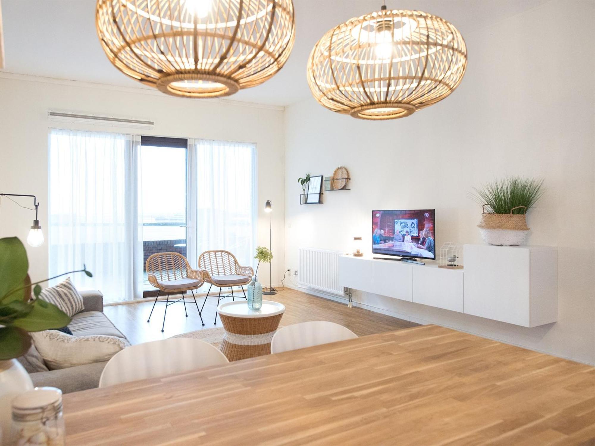 Modern With A View Of The Scheveningen Harbor